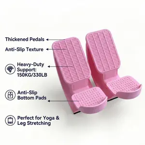 Stretch Wheel Leg Trainer, Manual Resistance, Durable Plastic, Home Fitness & Strength Training Equipment, Suitable for All Users