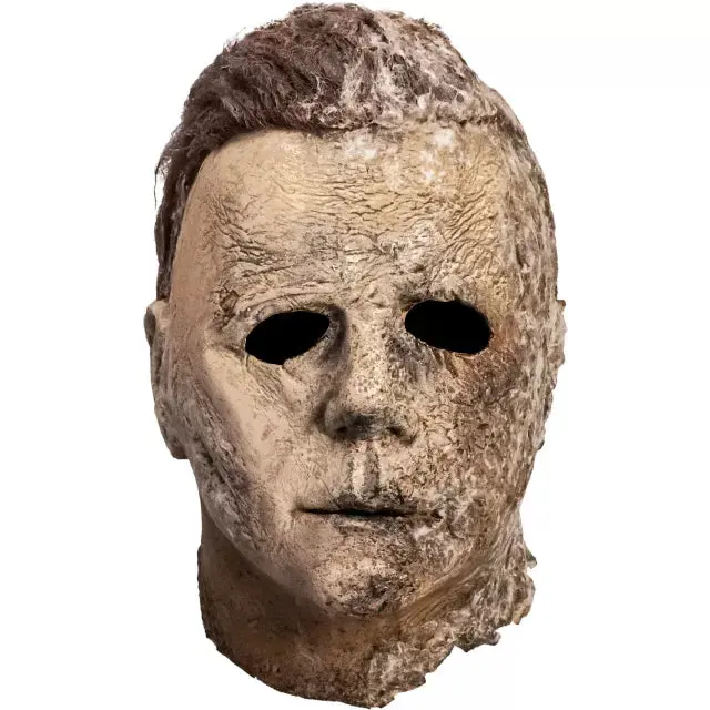 Burnt Look Michael Myers Full Halloween Mask - Halloween Ends Themed Festive Party Accessory, Home Supply, Halloween Masks