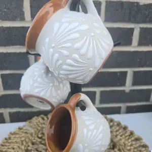 Set of 4 White Mug Set