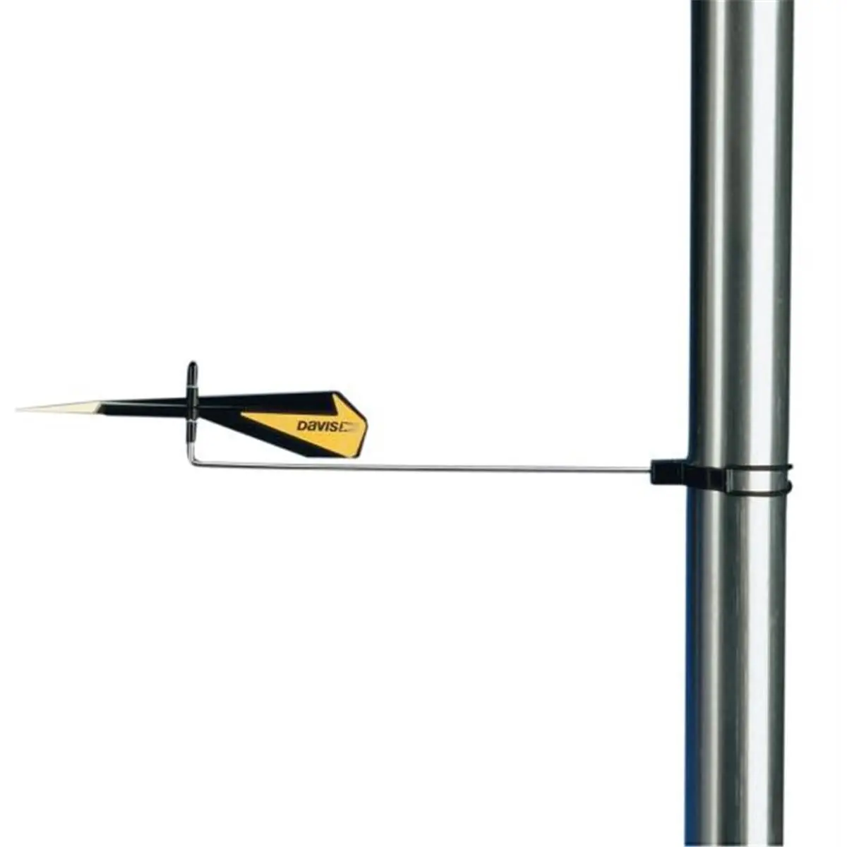1295 Davis Black Max Wind Direction Indicator, Stainless Steel Wind Tool with Quick Attach Feature, Attaches Quickly via Set Screw
