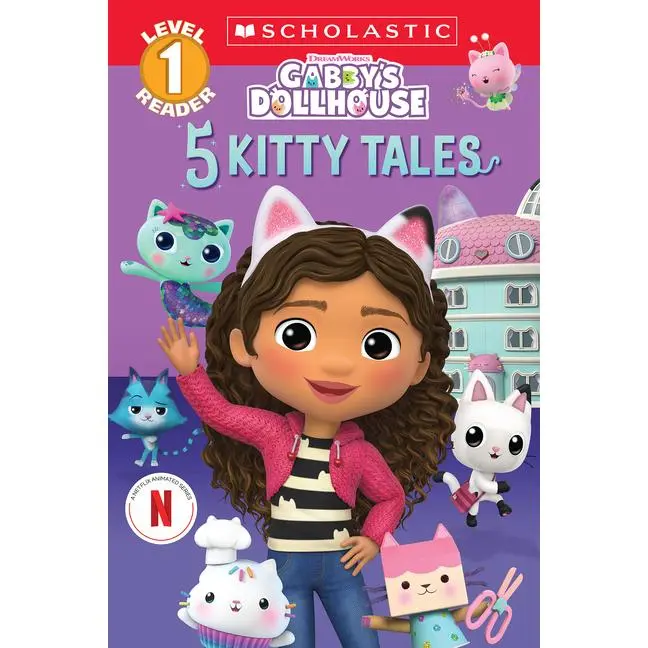 Gabby's Dollhouse: 5 Kitty Tales (Level 1 Reader Collection) by Gabrielle Reyes (Paperback)