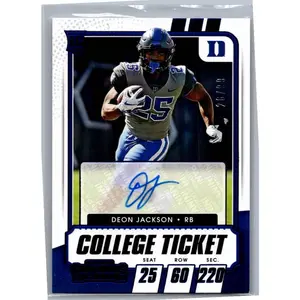 2021 Panini Contenders Draft Picks #131 Deon Jackson /99
