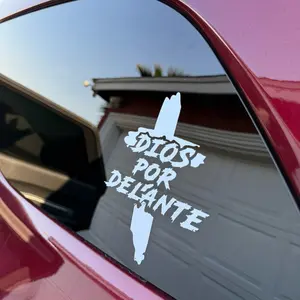 Dios Por Delante Sticker Decal Vehicle Exterior Decoration