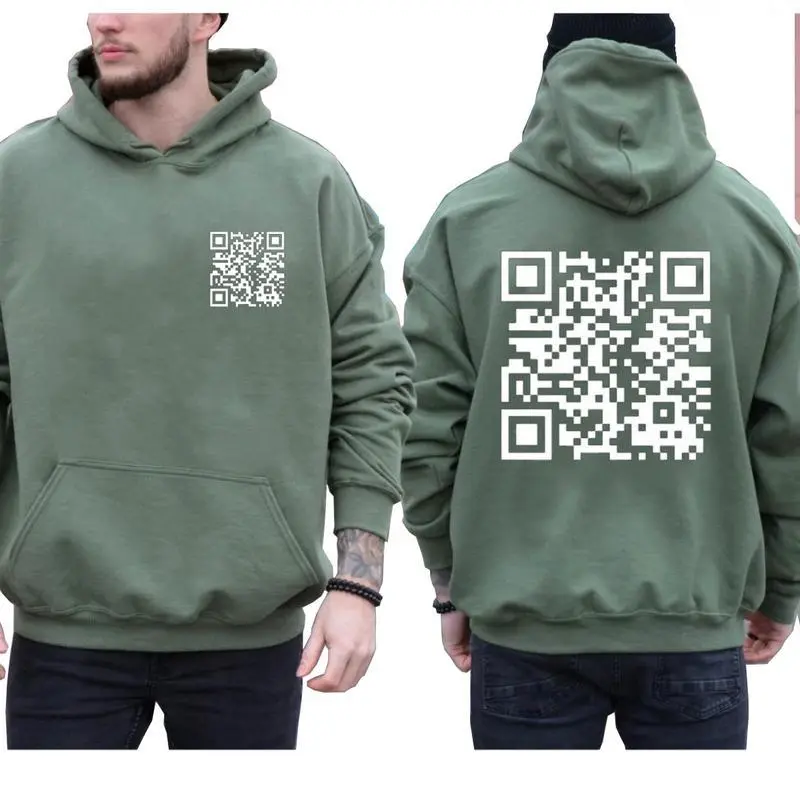 F You And Your Feelings QR Code Hoodie For Men For Women F You And Your Feelings QR Code Hoodie For Men For Women