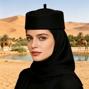 2026 New Faux Fur Bucket Hat - French Hepburn Style Retro Small Hat with Small Tail, Sports & Outdoor Accessory