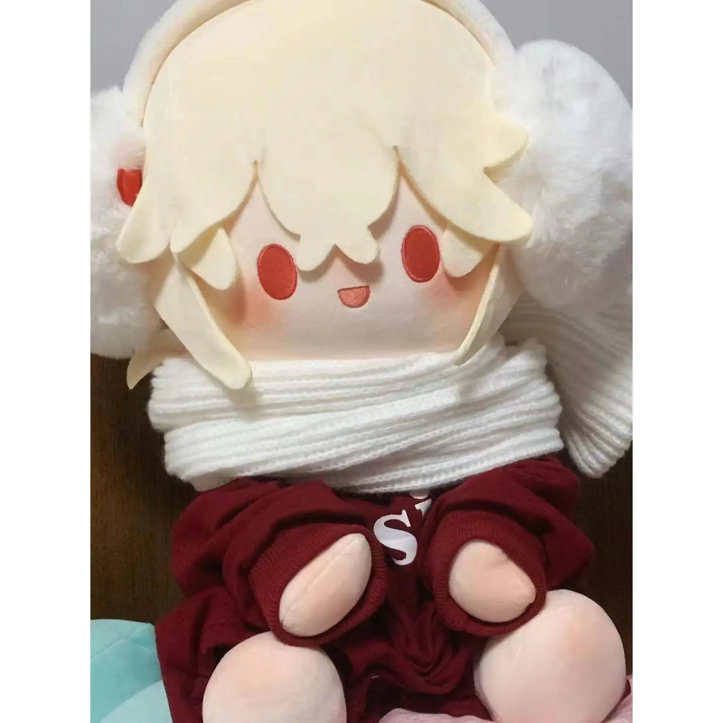 Genshin Impact Kaedehara Kazuha 40cm Stuffed Cotton Doll, Cute Sitting Posture Video Game Toy, Fan Collection Item, Kids' Birthday Gift, Video Games