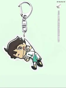 Haikyuu Acrylic Keychain, Iwa-Chan & Oikawa Tooru Design, Women's Accessory for Bags, Creative Gift Idea, Durable Material