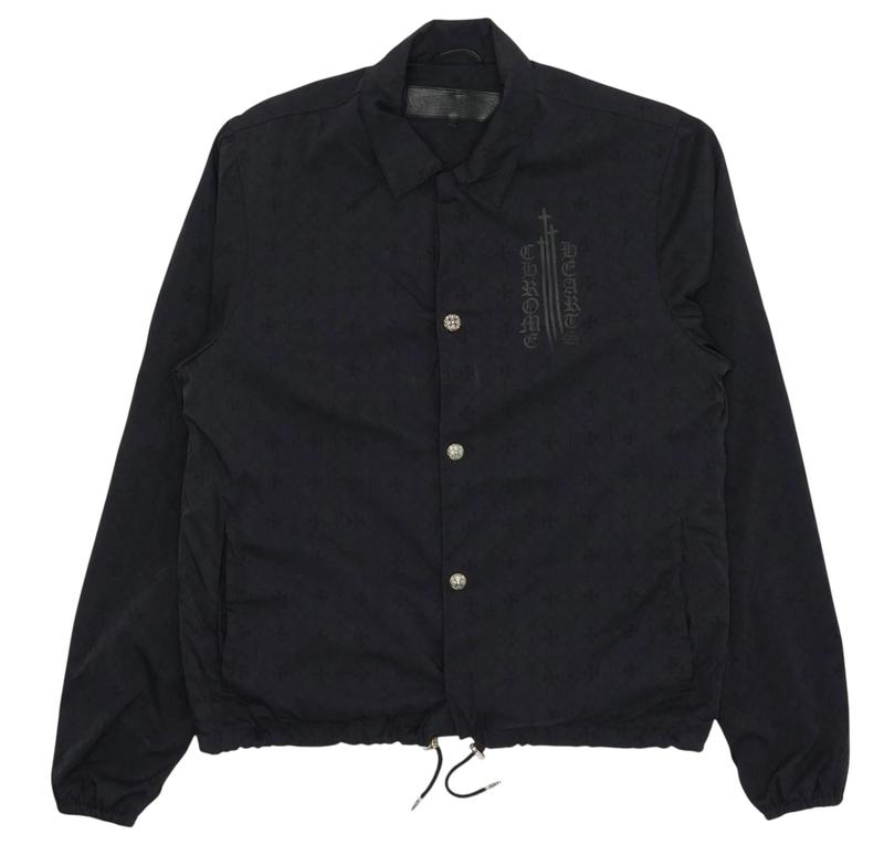 Chrome Hearts Eye Chart Monogram Coach Jacket Black - Lightly Worn