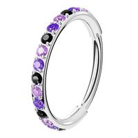Black+Purple+Light Purple CZ 