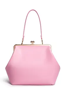 2026 New Luxury Vintage Satchel Bag, PU Material, Elegant Style, All Seasons, Large Capacity, Trendy Clutch Bag, Shiny Stylish Bag