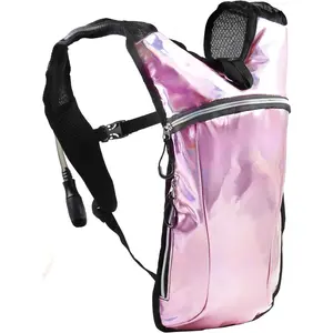 Rave Hydration Pack - Hydration Backpack - Hydropack with 2L Bladder - Water Backpack for Festivals, Hiking, Running, Biking and More