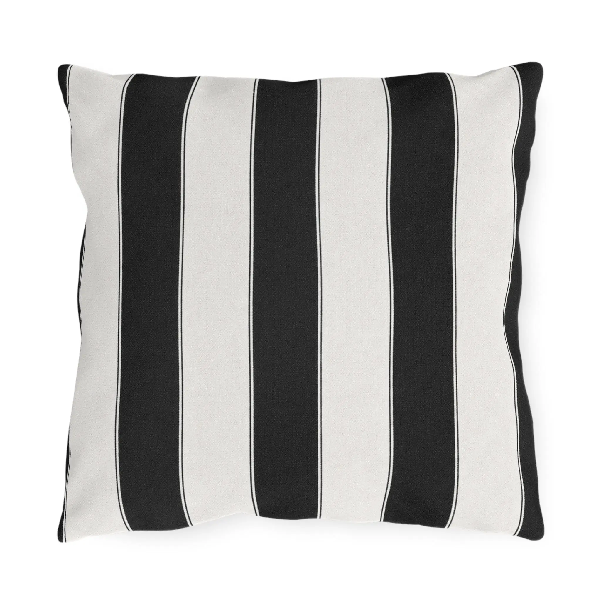 Cabana Stripe Poolside Resort Pillow | Outdoor Pillows | Coastal Patio Cushion