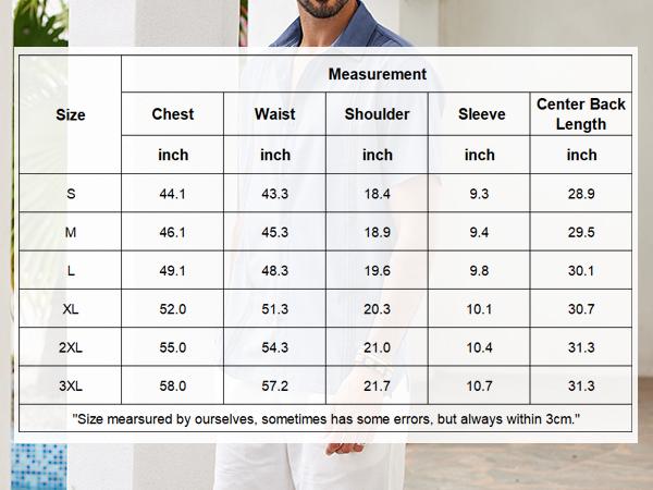 COOFANDY Mens Short Sleeve Cuban Guayabera Shirt Casual Summer Beach Button Down Shirts Menswear Top Clothing Soft