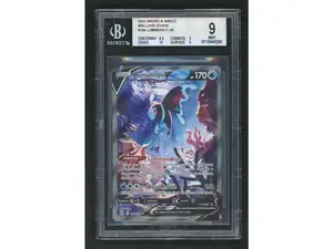 2022 Pokemon Sword and Shield Brilliant Stars Lumineon V #156 BGS 9