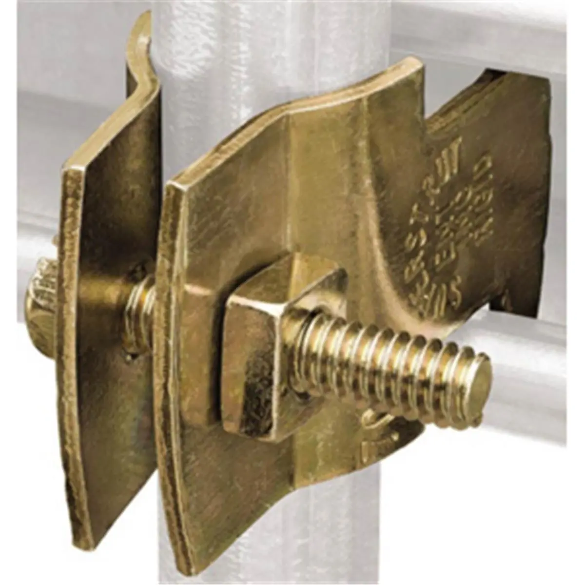 212 MAIN Thomas & Betts Carlon Z703 Universal Gold Galvanized Steel Clamp - 0.5 in. Size, 0.5-25 Range, Fits OD Pipes, For Scooters Equipment Pipe Clamping Needs