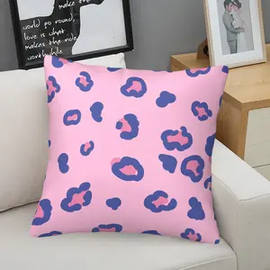 Leopard Print Throw Pillow, Soft And Comfortable Printed Design, Suitable For Living Room Sofa, Bedroom Headboard Pillow, Office Nap