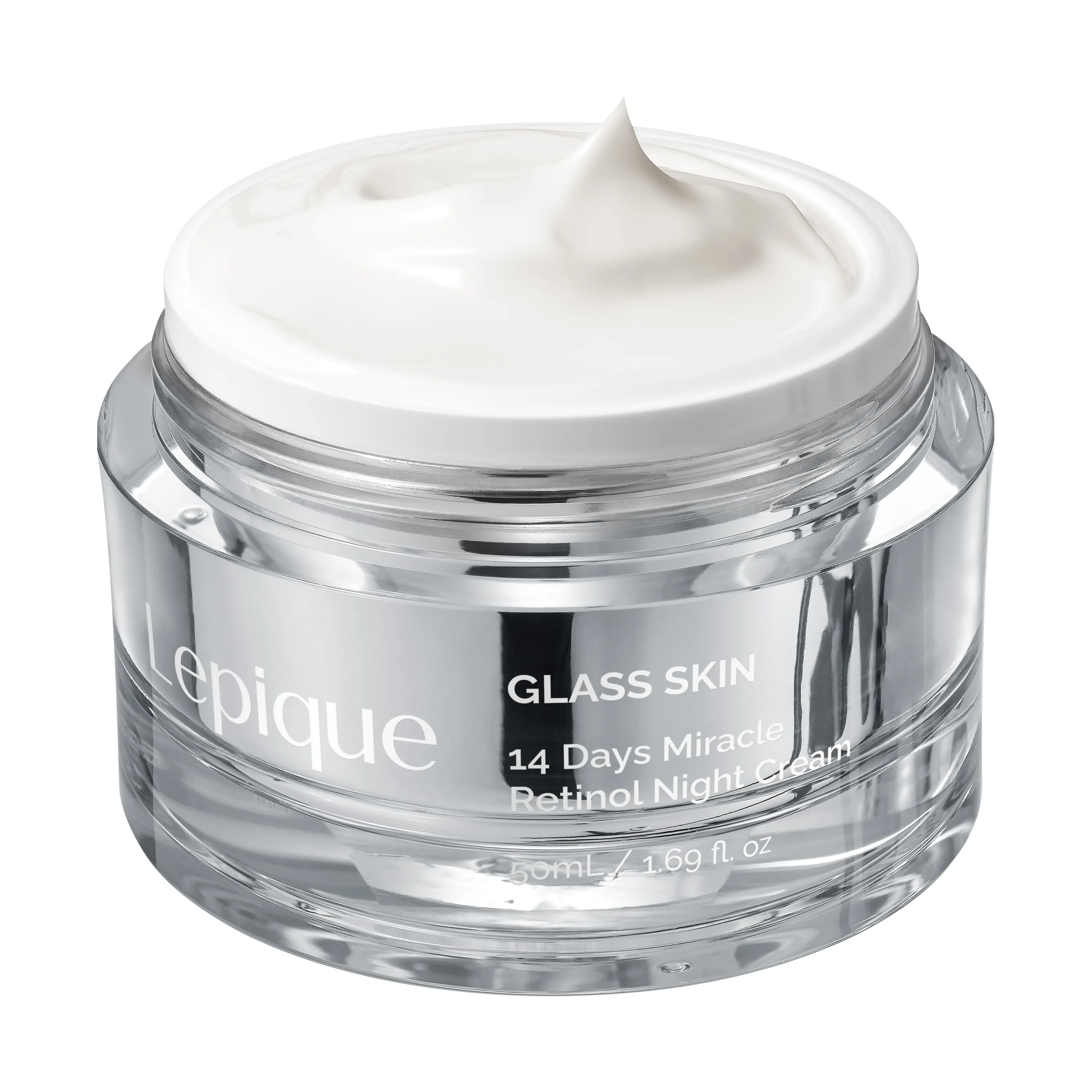 Lepique Retinol Night Cream 1.69oz - No.1 Korean Retinol Night Cream for Face and Neck - Collagen, Centella, Hyaluronic Acid - Anti aging cream, Moisturizer, Face Cream, Hydrating, Firming, Sensitive Skin, Gentle, Best Korean Skincare