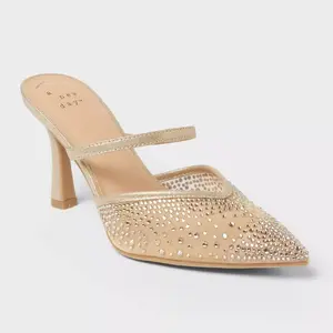 Women’s Sonia Heels with Memory Foam Insole – A New Day Beige 8.5