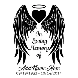 In Loving Memory Memorial Vinyl Decal Sticker Car Window Mirror Truck SUV