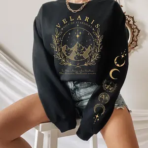 Velaris - The City of Starlight Printed Sweatshirt - The Night Court Acotar City of Starlight Jumper(gift)