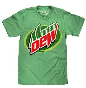 Mountain Dew Logo Big & Tall T-Shirt - Kelly Green Heather
