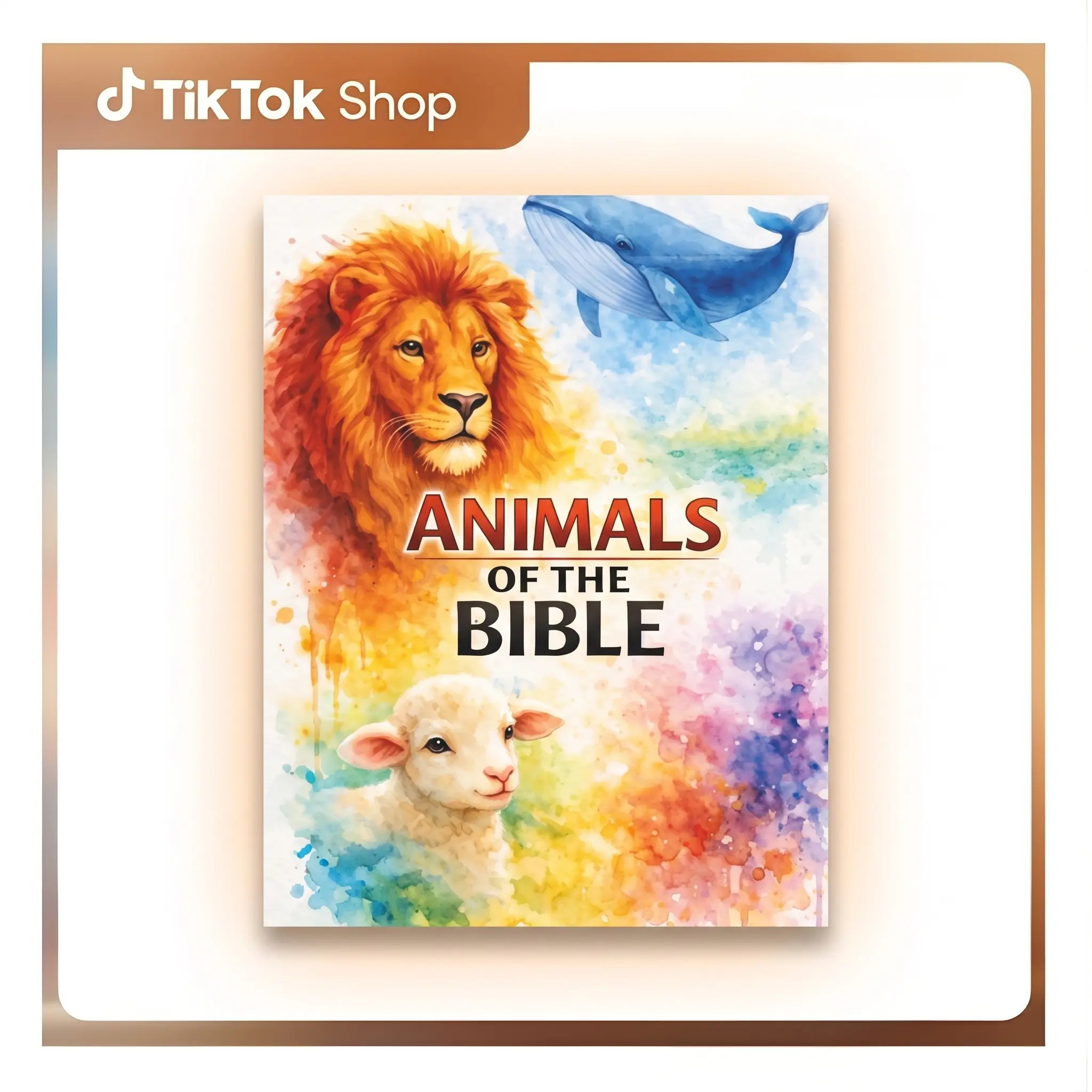 Animals of the Bible Coloring & Story Book for Kids - 72 Pages of Biblical Animals with Short Stories, Faith Lessons & Coloring Pages | Christian Gift for Children (Paperback) Biblical Animals Coloring book