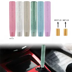 Brand New Universal 25CM Glitter Transparent Manual Racing Gear Stick Shift Knob Shifter
