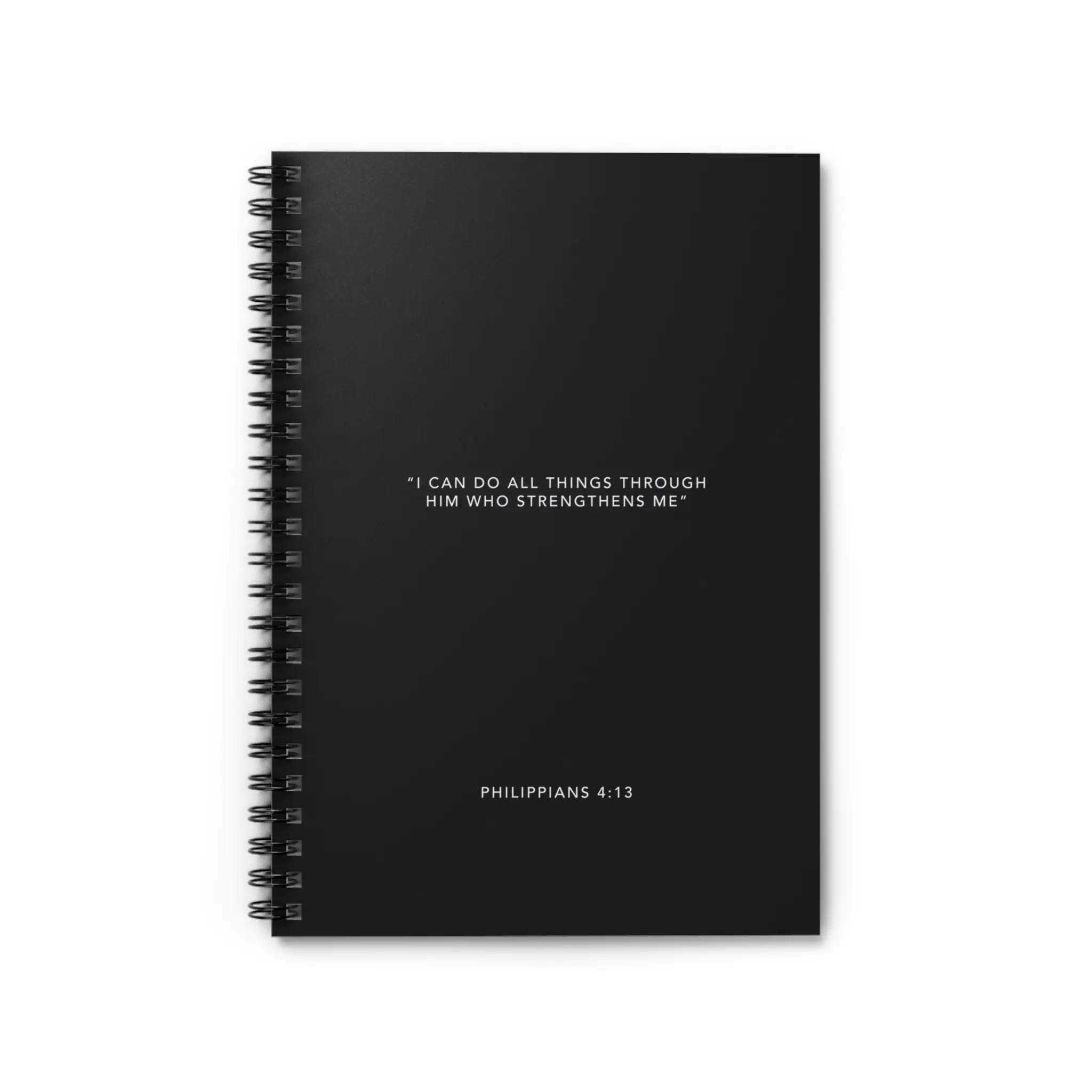 PHILIPPIANS 4:13 Spiral Notebook - Ruled Line