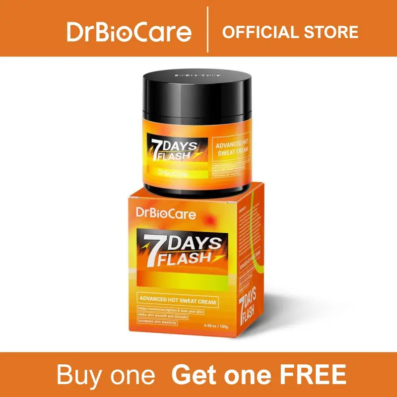【BOGO FREE】DrBioCare Advanced Hot Sweat Cream,7 Days Flash Series，Moisturize,tighten & Mone your skin,Make skin smooth and delicate,Increases skin elasticity Body Care Lotions