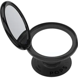 Popsockets Popgrip Mirror - Expanding Stand and Grip with a Swappable Top for Smartphones and Tablets - Black PopSockets
