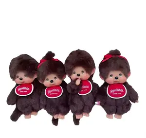 Monchhichi Keychain Y2K Plush Toy Bag Charm Cute Doll for Bag Accessory Viral on TikTok Lisa Same Style Cartoon Characters Perfect for Gifts and Occasions