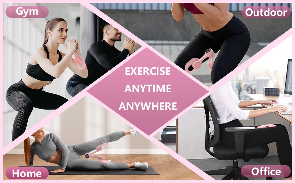 Kegel exercise,Thigh Trainer, Pelvic Floor Muscle Trainer, Inner Thigh Exercise Workout Equipment for Home, Pelvic Floor Strengthening Device Women