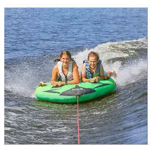 Razor 2-Person Towable Tube Water Sports Swimming Inflatable Towing Green Tube