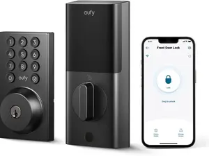 eufy Security Smart Lock C30, Keyless Entry, Built-in WiFi Deadbolt for Front Door, No Bridge Required, Easy Installation, App Remote Control, Auto Lock｜Spingtok