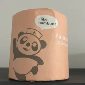 Bamboo Toilet Paper - 4 Ply, 100% Organic, for Home Care - Wipes