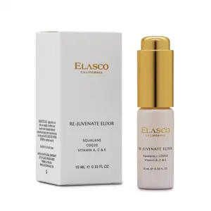 ELASCO Multi-Vitamin CoQ10 Re-Juvenate Elixir Skin Oil Lightweight antioxidant Moisturizing Repair Oil with Squalane, CoQ10, Vitamins A/C/E, Deep Hydration & Anti-Aging Skincare Serums