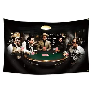 Country Legends Poker Game Wall Flag, Mens Country Tapestry Living Room Decoration Gift, Perfect Home Decor Accessory, Wall Hanging Tapestry