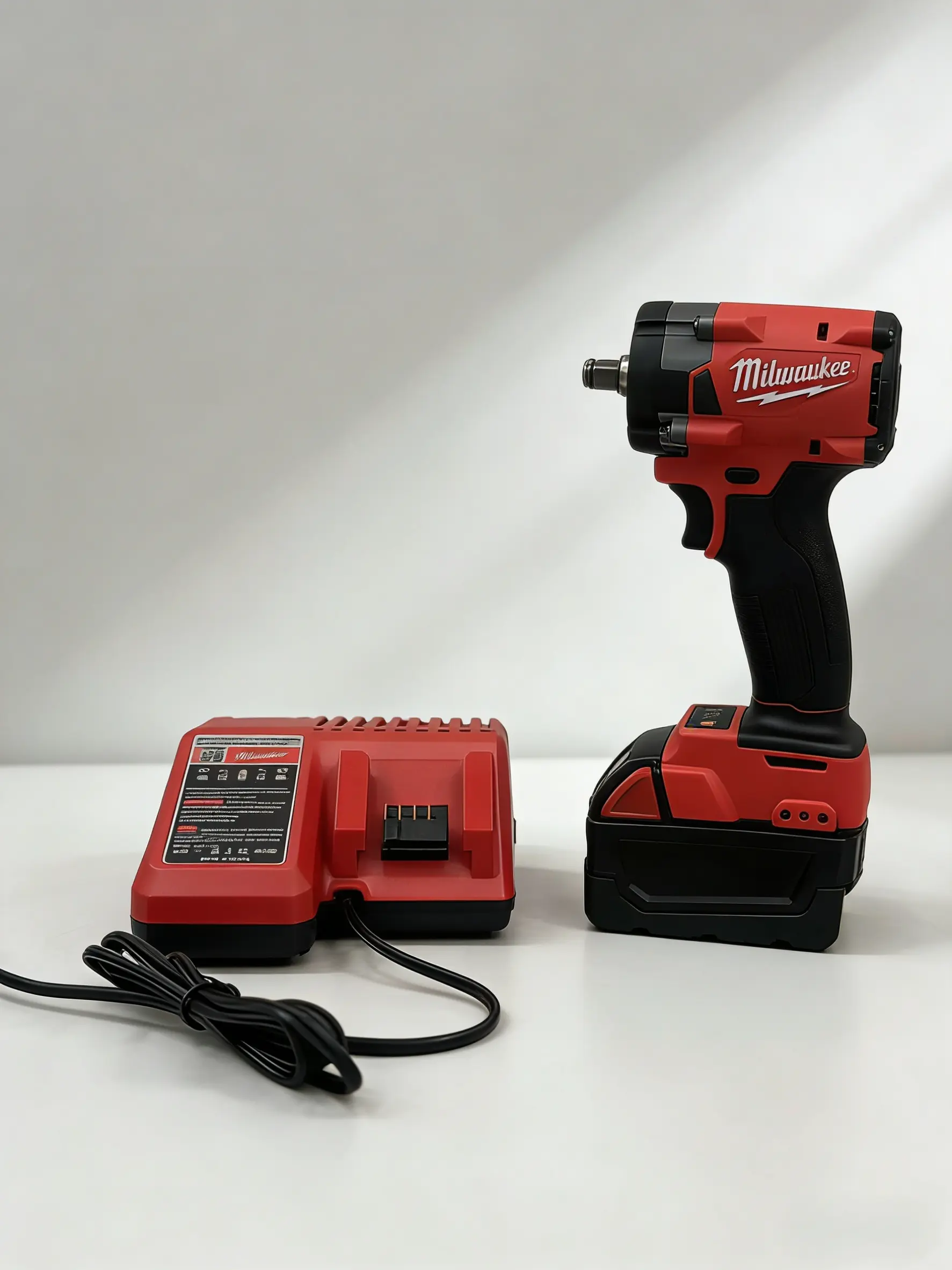 Milwaukee N350 Compact Cordless Impact Screwdriver Wrench Multifunctional Hand Tool For Home Installation Electrical Maintenance Small Hardware Assembly Mini Body Precise Torque Stable Operation And Portable Carrying Design