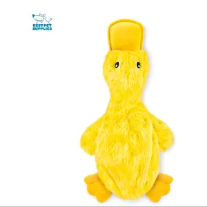 Best Pet Supplies - Juguete masticable con chirriante interactivo para perros, juguetes ideales para perros que mastican, perros pequeños, medianos y grandes, y amantes del juego de buscar - PatoSupplies es el juguete masticable con chirriante