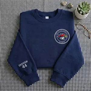 Briar Gra.ham University Hockey  Embroidered Sweatshirt and Hoodie, Off Campus Series Shirt, Graham 44 Crewneck, Romance Reader Gift