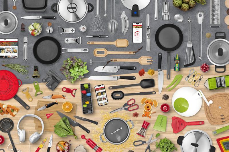 5-in-1 Jar/Bottle Opener - Kitchen Tool with 5 Functions for Easy Lid Opening - Fits Lids 1"-3 1/2", Church Key, Screw Tops, Pull Tabs, Small Bottles