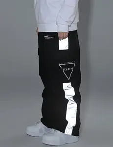 YEEFINE Men Baggy Snow Bibs 3L Cargo Skiing Pants Women Insulated Snow Pants Waterproof Outdoor Snowboard Pant