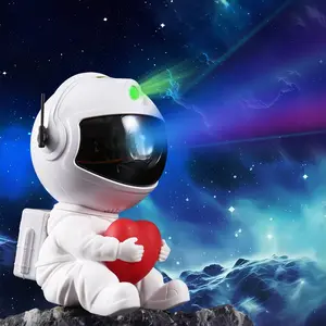 AMYTHYLLA Love Astronaut Galaxy Projector 2026 Updated New Starry Night Light with 360° Rotating Head Remote Control Function Ideal for Kids and Adults