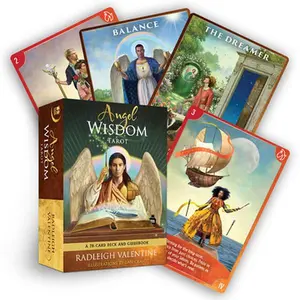 Angel Wisdom Tarot: A 78-Card Deck and Guidebook -- Radleigh Valentine - Other