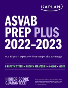 USED-ASVAB Prep Plus 2022-2023: 6 Practice Tests + Proven Strategies + Online + Video by Kaplan Test Prep (Paperback)