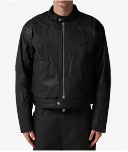 NIKE Jordan x Travis Scott TS Men's Plain Waxed Longsleeves Jacket - Weather-Resistant Menswear Streetwear Outerwear Coat
