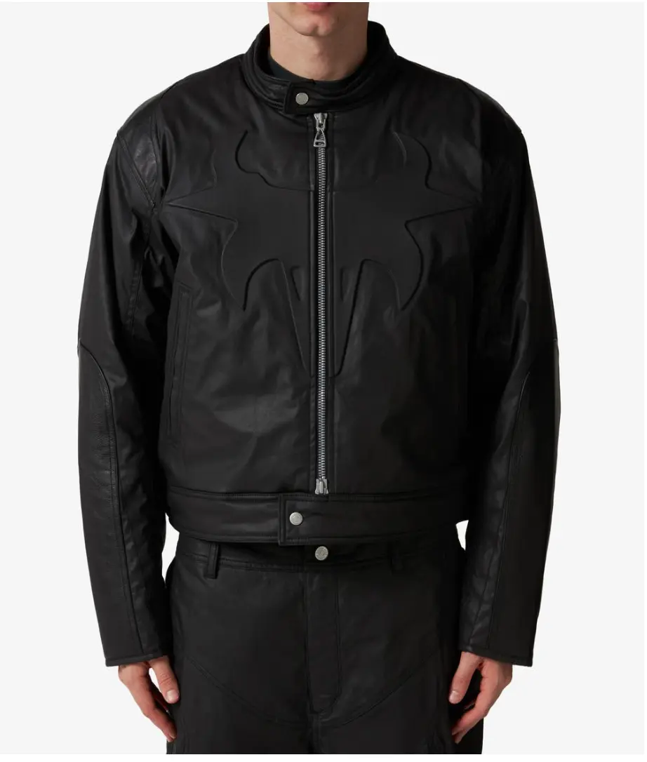 Nike Jordan x Travis Scott Men's Solid Waxed Jacket - Structured Streetwear with TS Branding, Weather-Resistant, Tops, Menswear, Layer