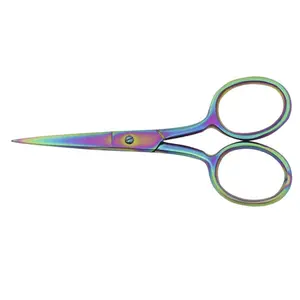 Brow Scissors Mermaid Collection2 - Surgical Stainless Steel professional grade brow scissors 
