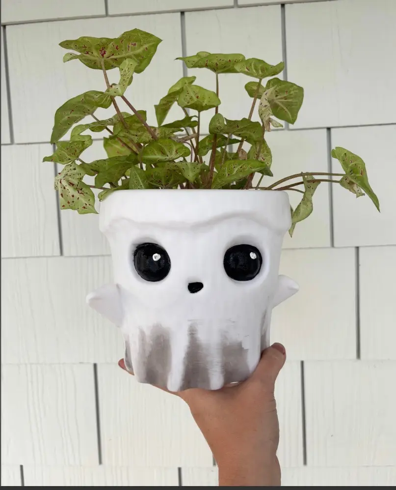 Adorable Ghost Buddy Planter - Flower Pots & Planters for Cute Home Decor