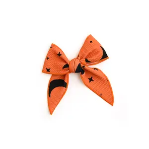 Blaise Orange Moon CLIP BOW